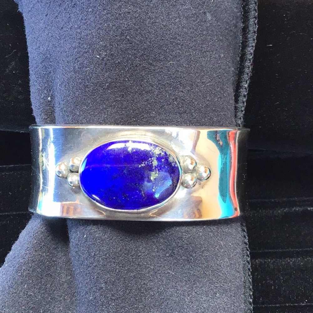 🎀Silver Lapis Bracelet 🎀